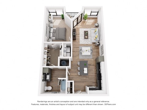 bedroom floor plan  the residences at city center apartments